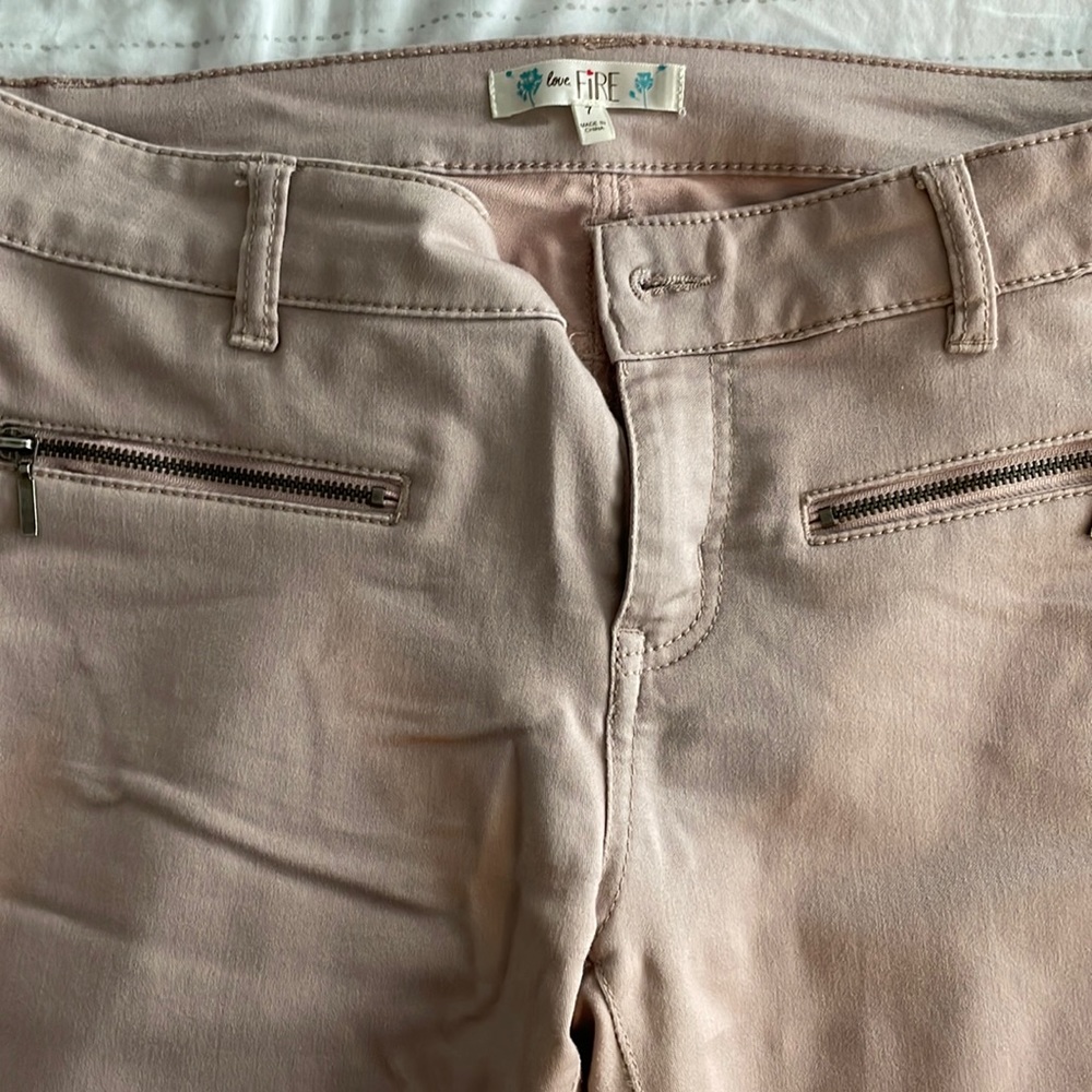 Rose gold/ pink summer pants